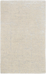 Luna LUN01 Ivory Silver Blue Rug - Rectangle