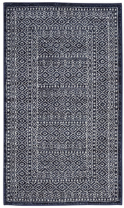 Palermo PMR04 Navy Grey Rug - Rectangle