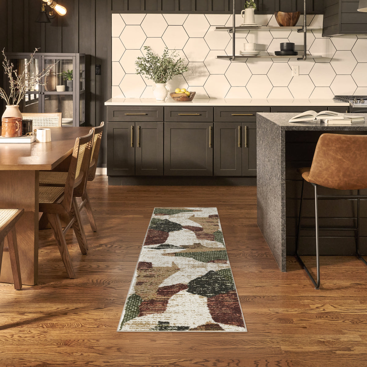 Nordic NRC18 Beige Multi Rug - room scene