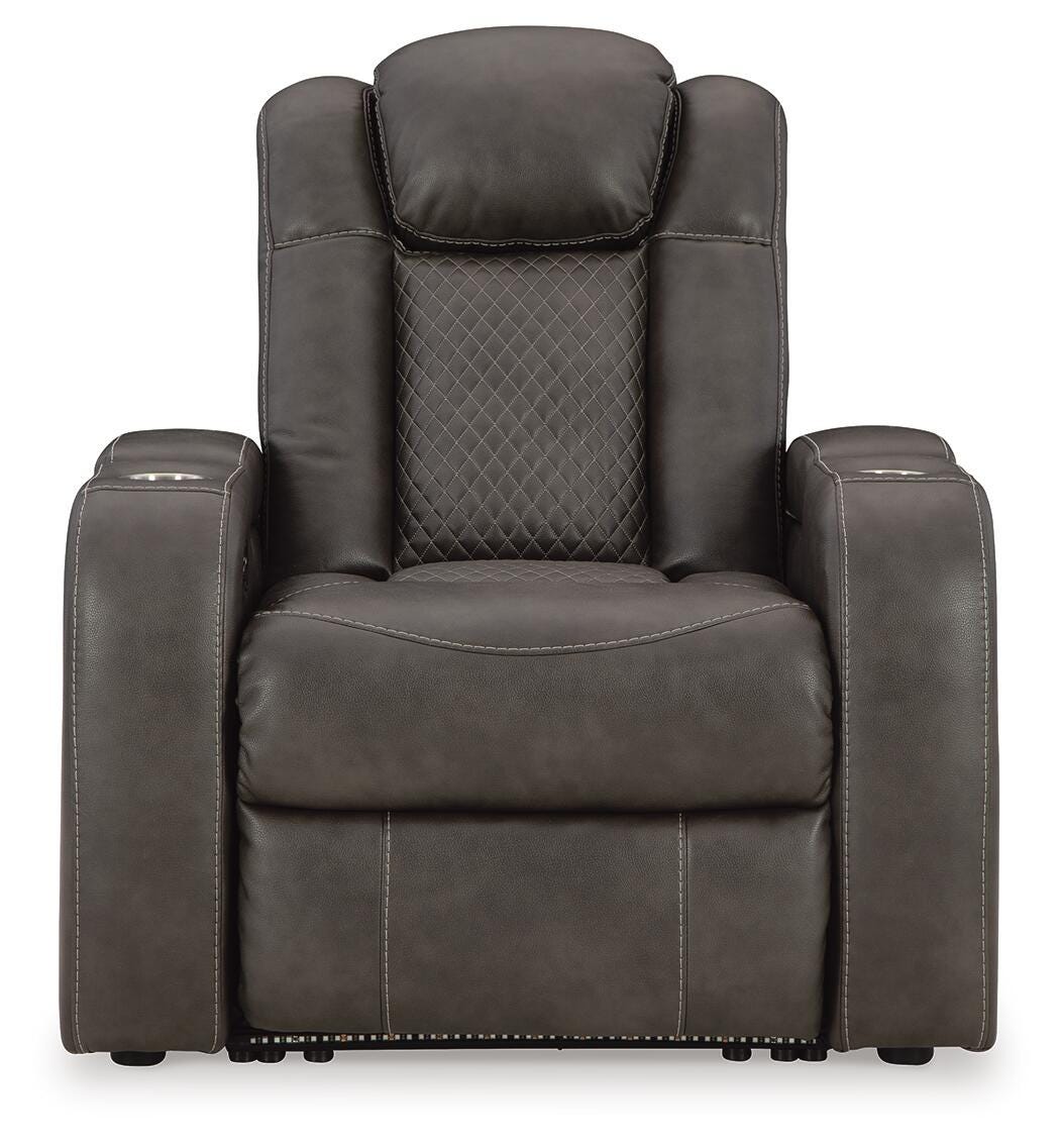 Fyne-Dyme PWR Recliner/ADJ Headrest Faux Leather