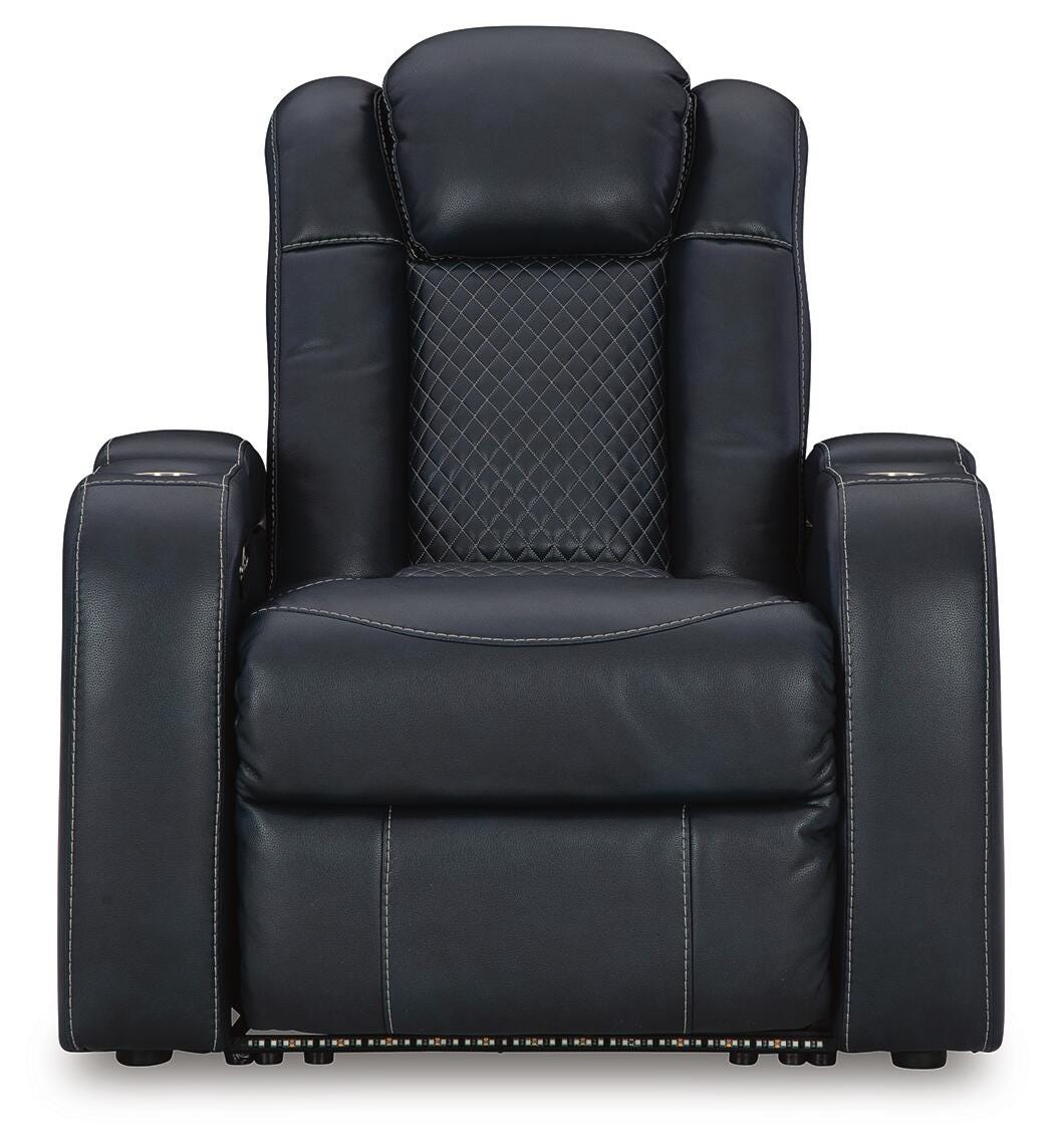 Fyne-Dyme PWR Recliner/ADJ Headrest Faux Leather