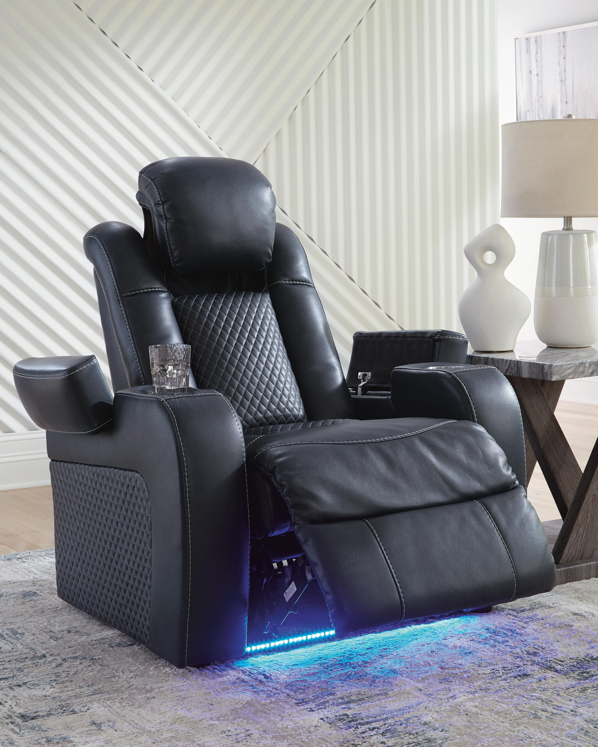 Fyne-Dyme Power Reclining Sofa, Loveseat and Recliner