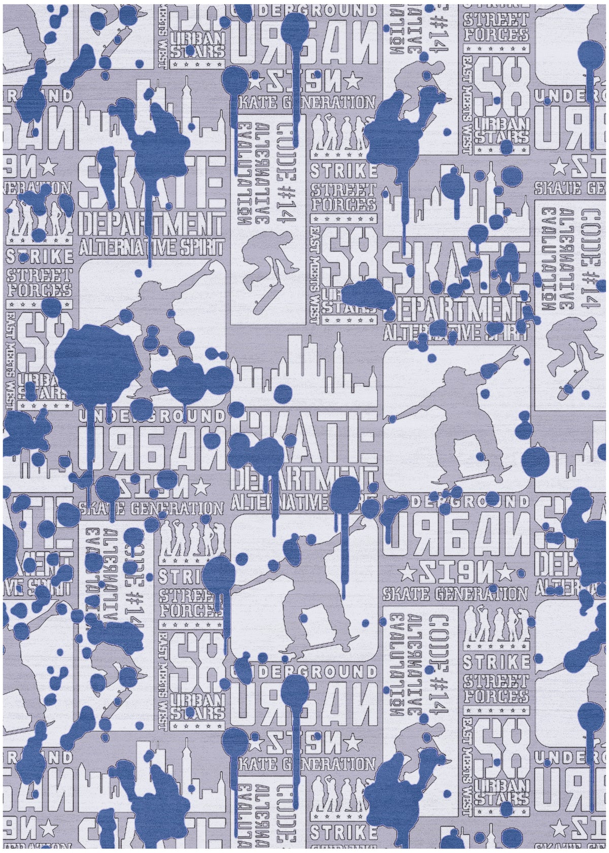Imagination IMA22 Blue Rug - Rectangle