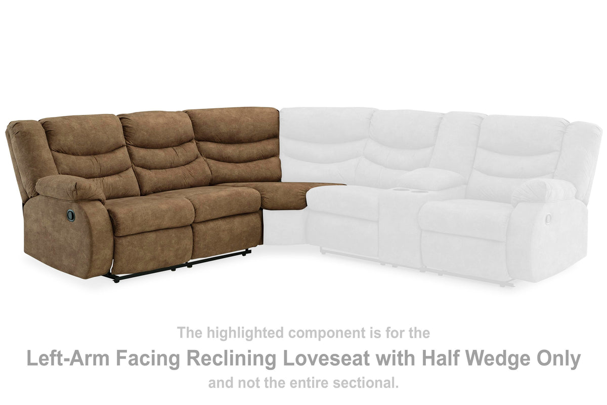Partymate LAF Reclining Loveseat Faux Leather