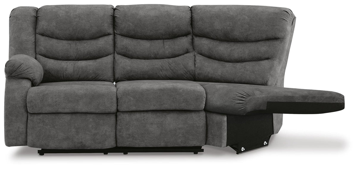 Partymate LAF Reclining Loveseat Faux Leather