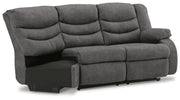 Partymate RAF Reclining Loveseat Faux Leather