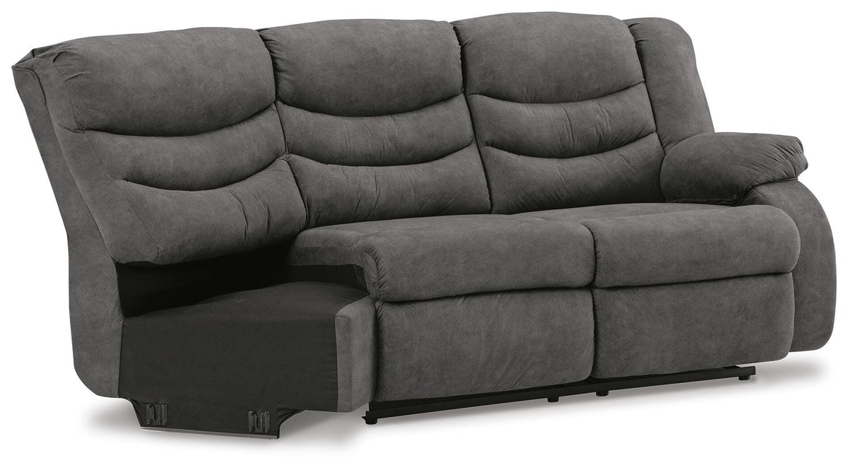 Partymate RAF Reclining Loveseat Faux Leather