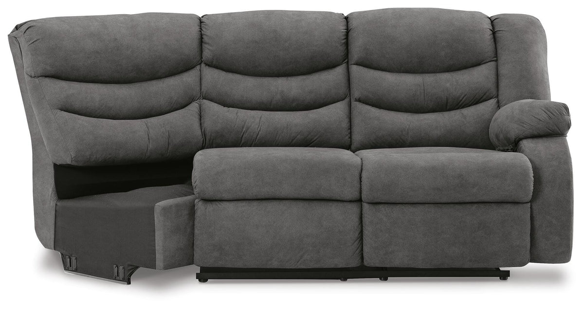 Partymate RAF Reclining Loveseat Faux Leather