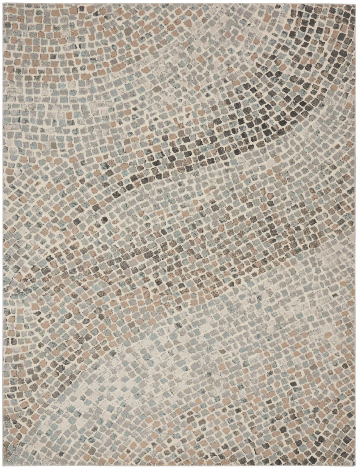 Marmara MRA02 Ivory Teal Grey Rug - Rectangle