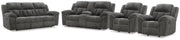 Frohn Reclining Sofa and Loveseat and 2 Recliners