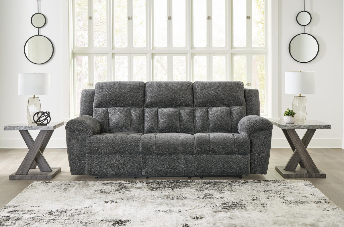 Frohn Reclining Sofa and Loveseat - Graphite