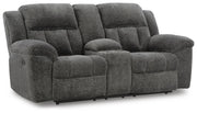 Frohn DBL Rec Loveseat w/Console Chenille