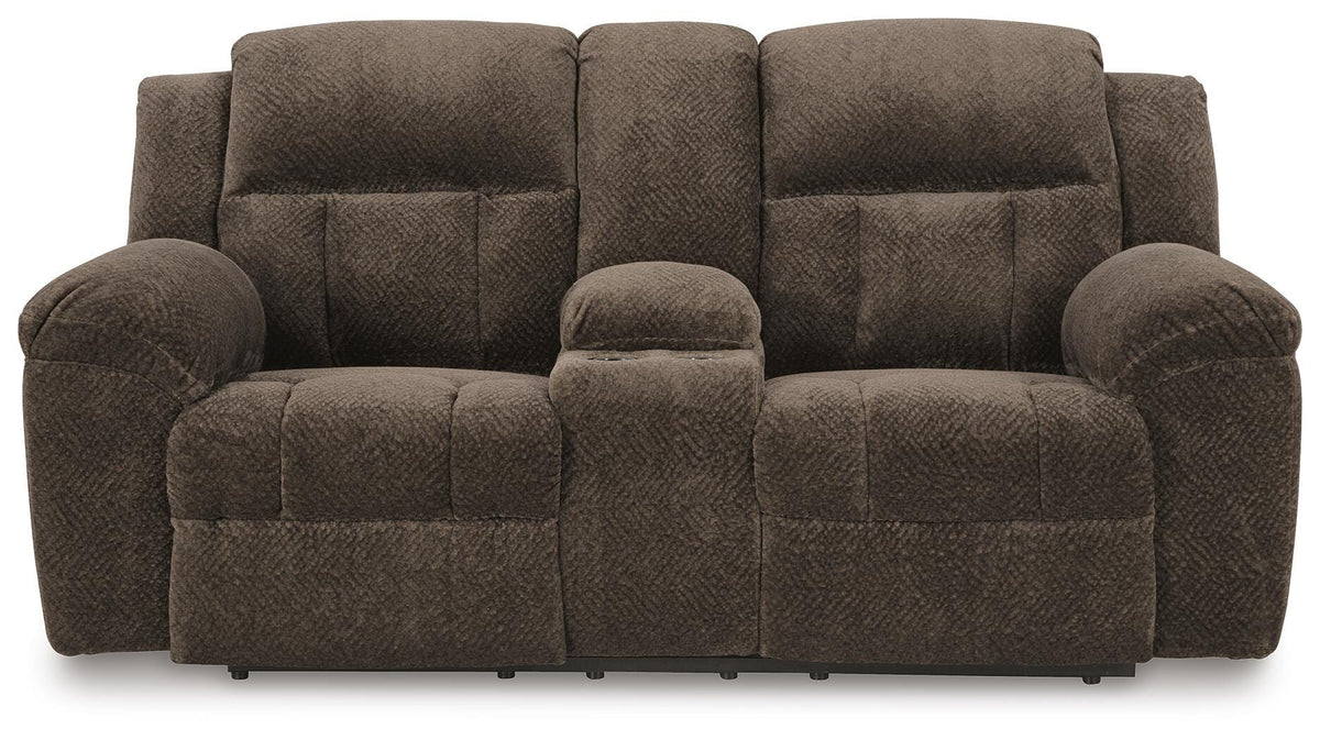 Frohn DBL Rec Loveseat w/Console Chenille