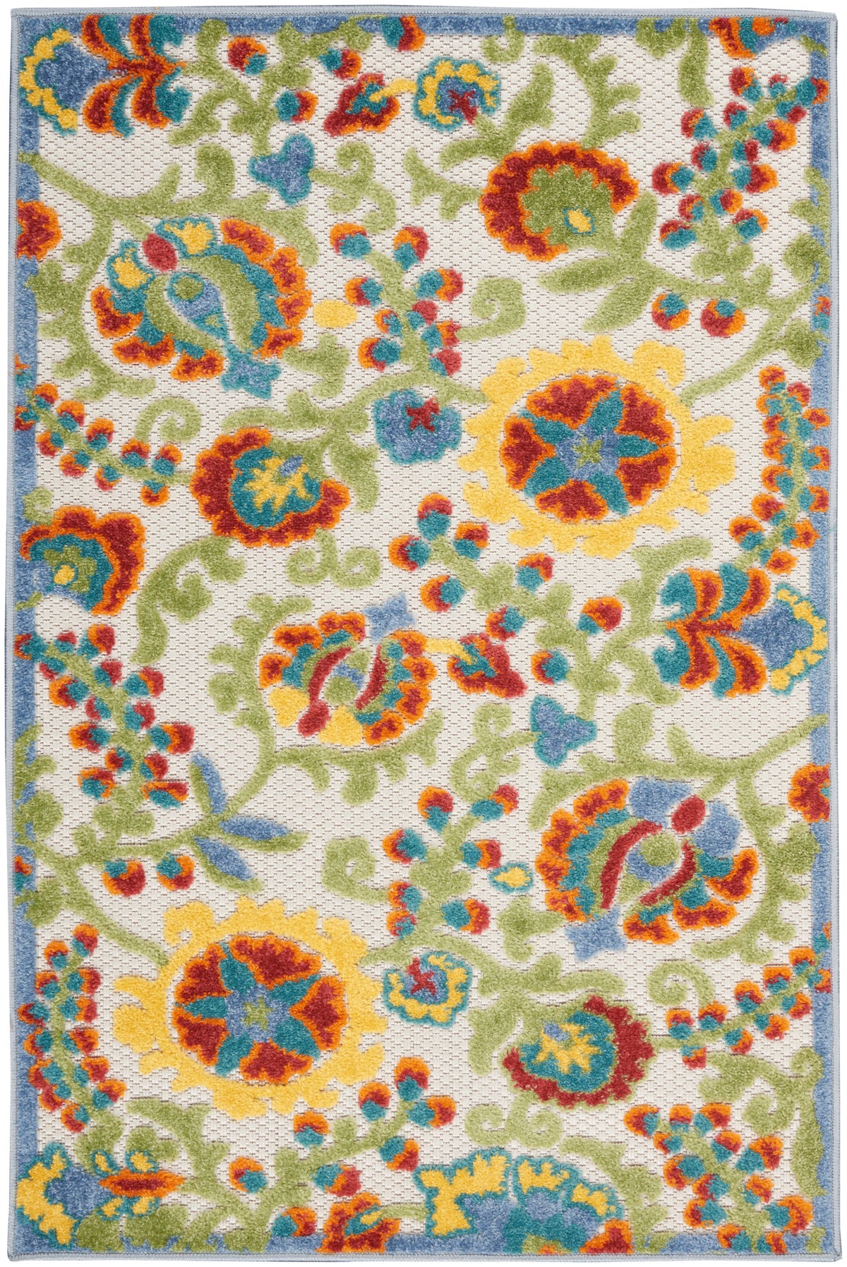 Aloha ALH17 Ivory Multicolor Rug - Rectangle