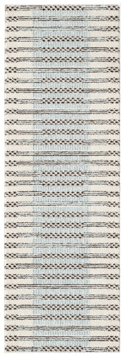 Nordic NRC15 Ivory Blue Rug - Runner