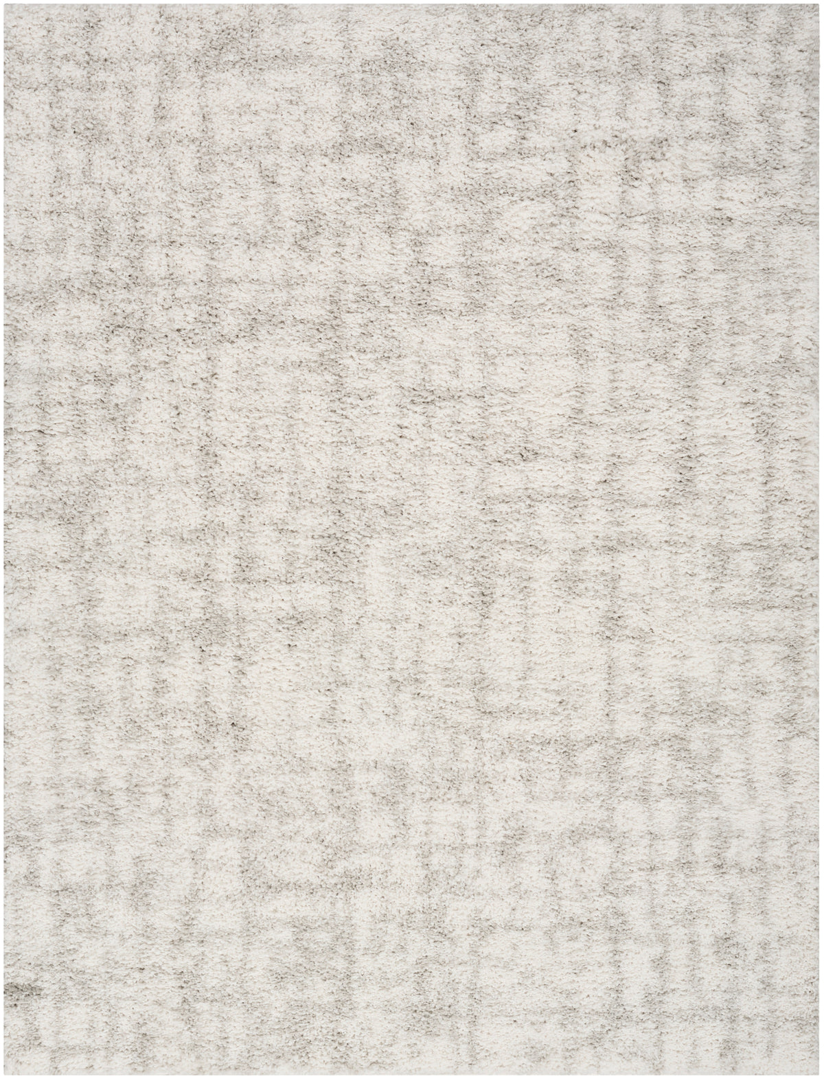 Modern Shag MMD06 Ivory Grey Rug - Rectangle