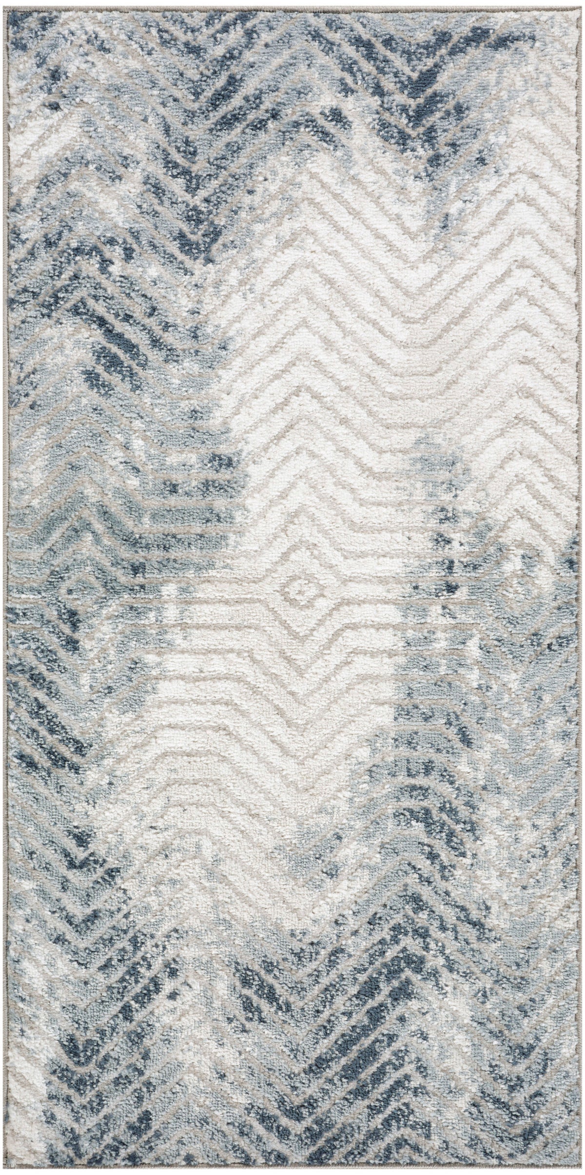 Dekor DEK04 Grey Navy Rug - Rectangle