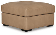 Bandon Oversized Accent Ottoman Leather