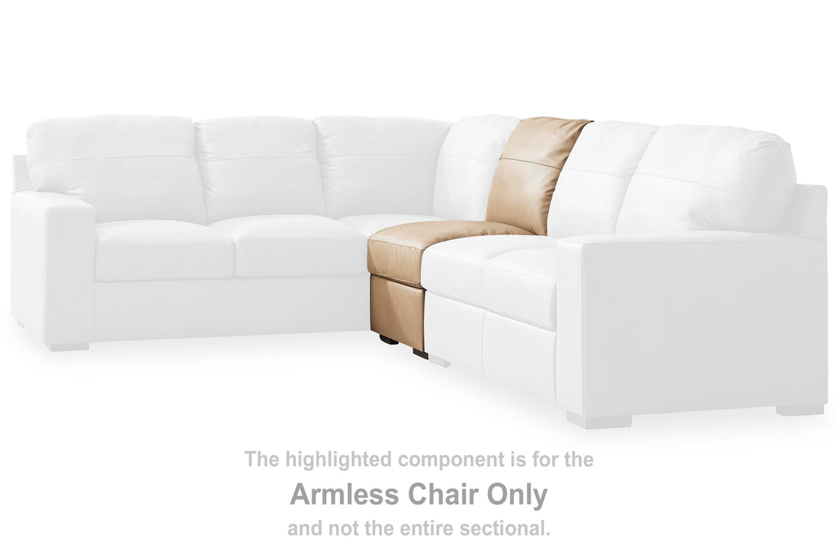 Bandon Armless Chair Leather