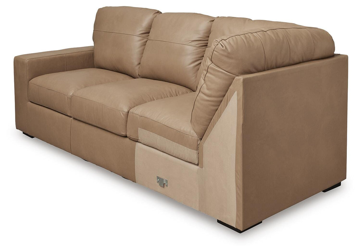 Bandon LAF Sofa w/Corner Wedge Leather