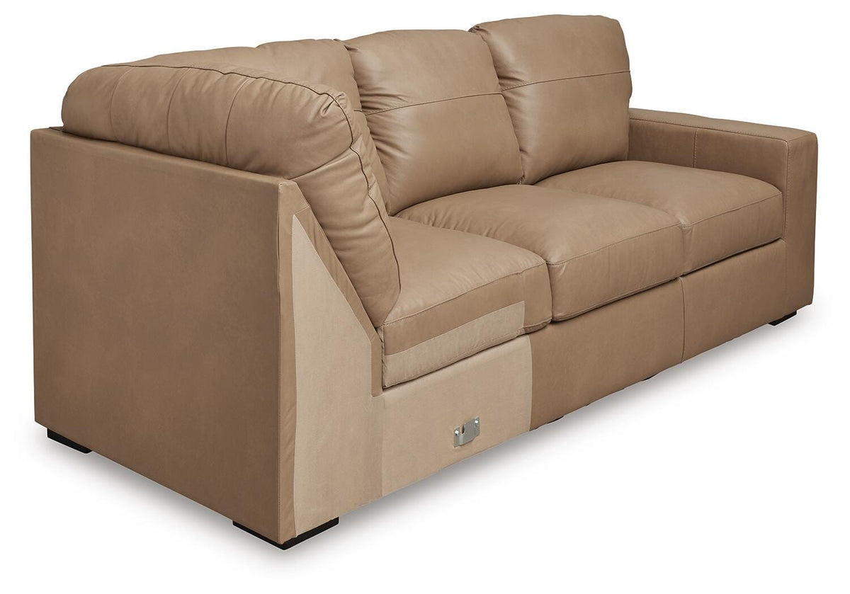 Bandon RAF Sofa w/Corner Wedge Leather