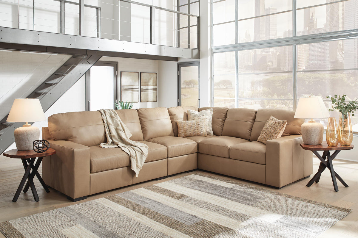 Bandon 3-Piece Sectional Leather