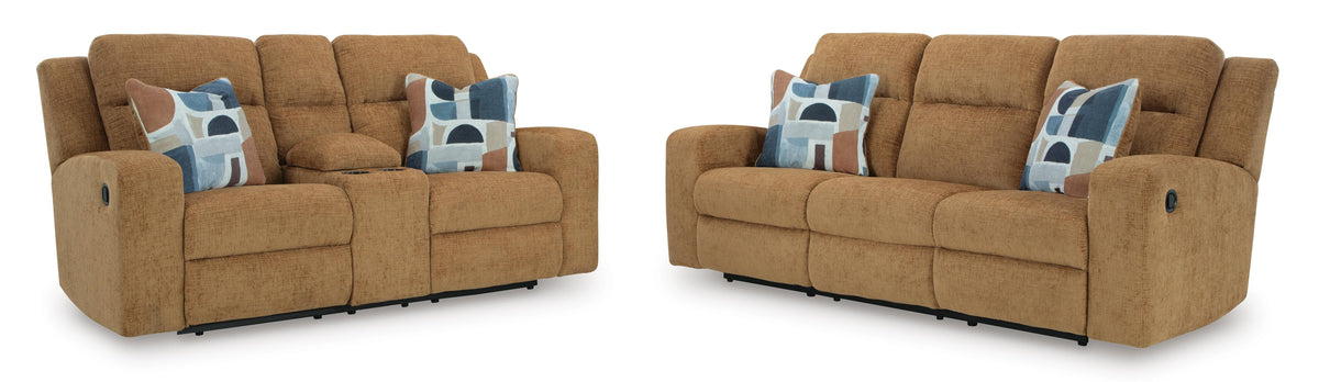 Kanlow Reclining Sofa and Loveseat