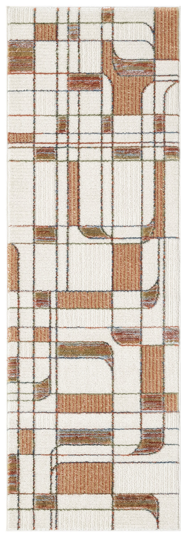 Nordic NRC17 Ivory Rust Rug - Runner