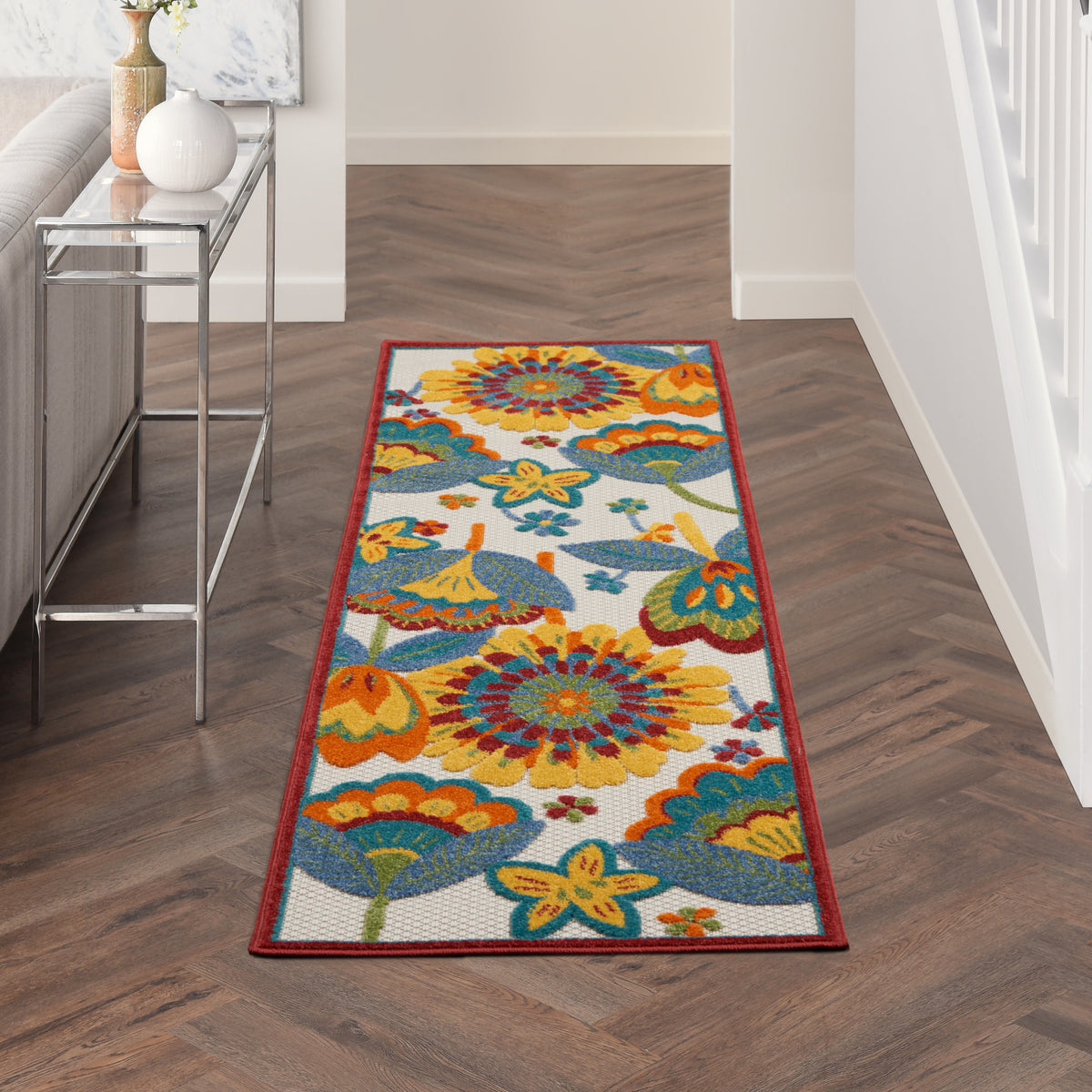 Aloha ALH25 Multicolor Rug - room scene
