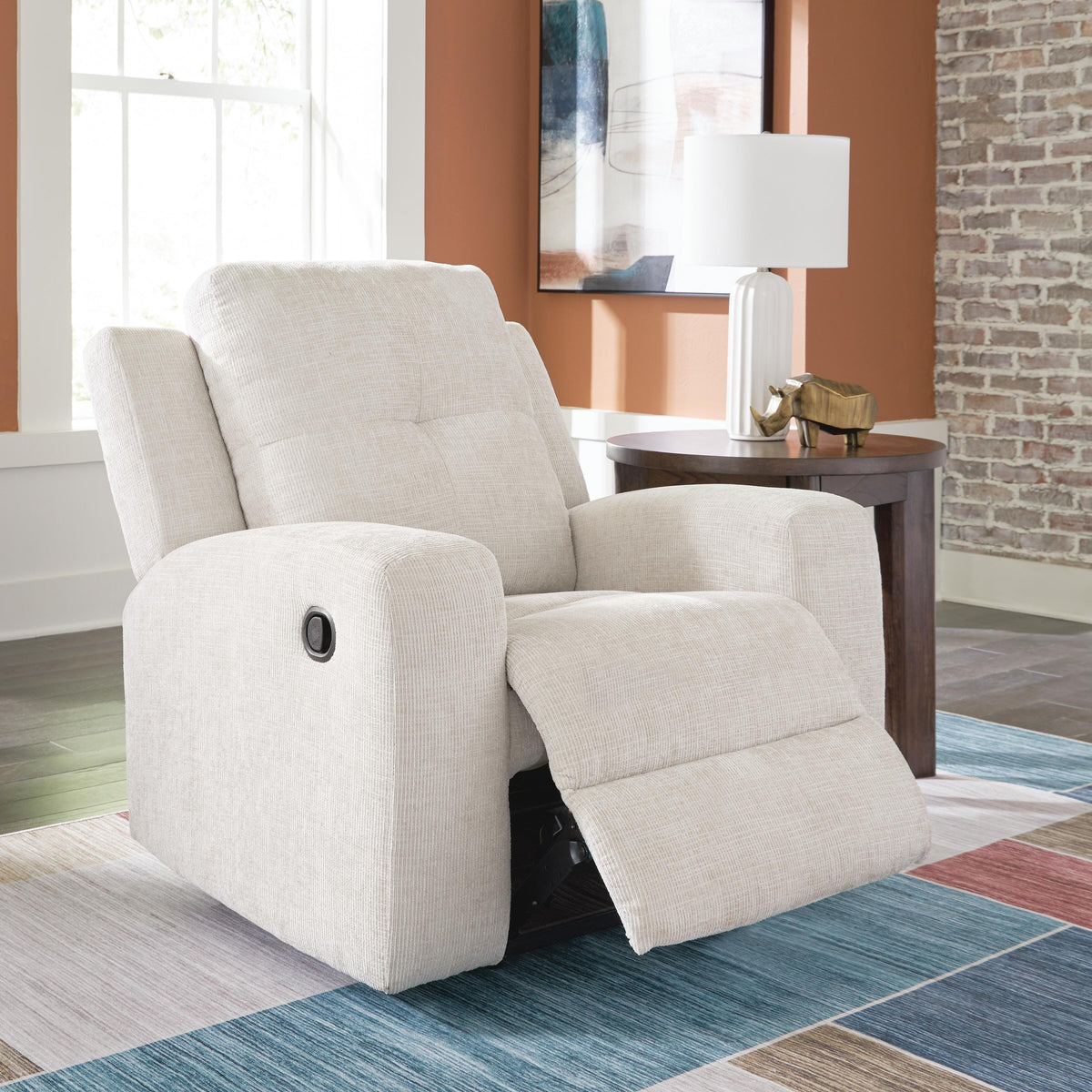 Danum Zero Wall Recliner Chenille
