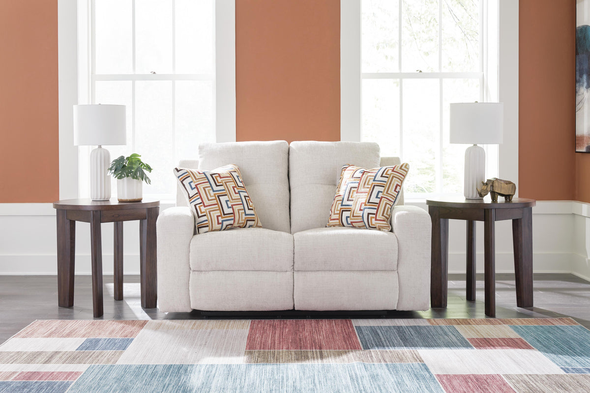Danum Reclining Loveseat Chenille