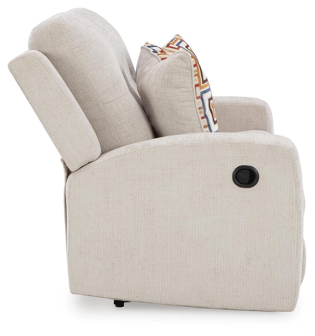 Danum Reclining Loveseat Chenille