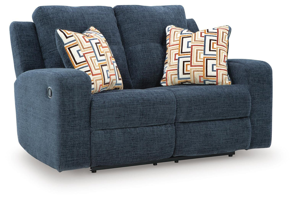 Danum Reclining Loveseat Chenille