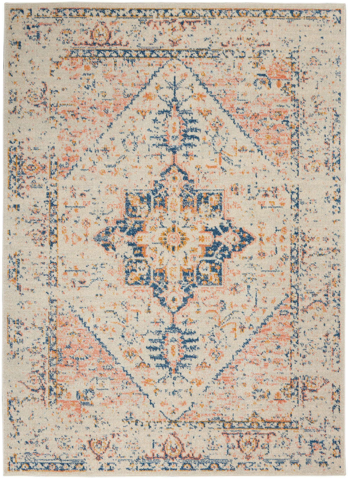 Tranquil TRA06 Ivory Multicolor Rug - Rectangle
