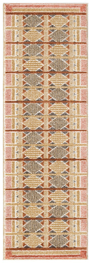 Nordic NRC06 Rust Multicolor Rug - Runner