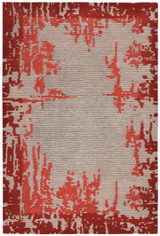 Symmetry SMM02 Beige Red Rug - Rectangle