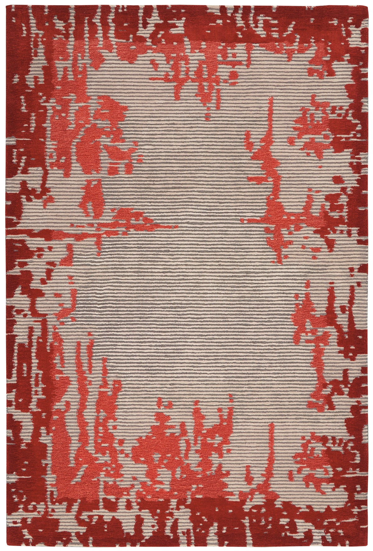 Symmetry SMM02 Beige Red Rug - Rectangle