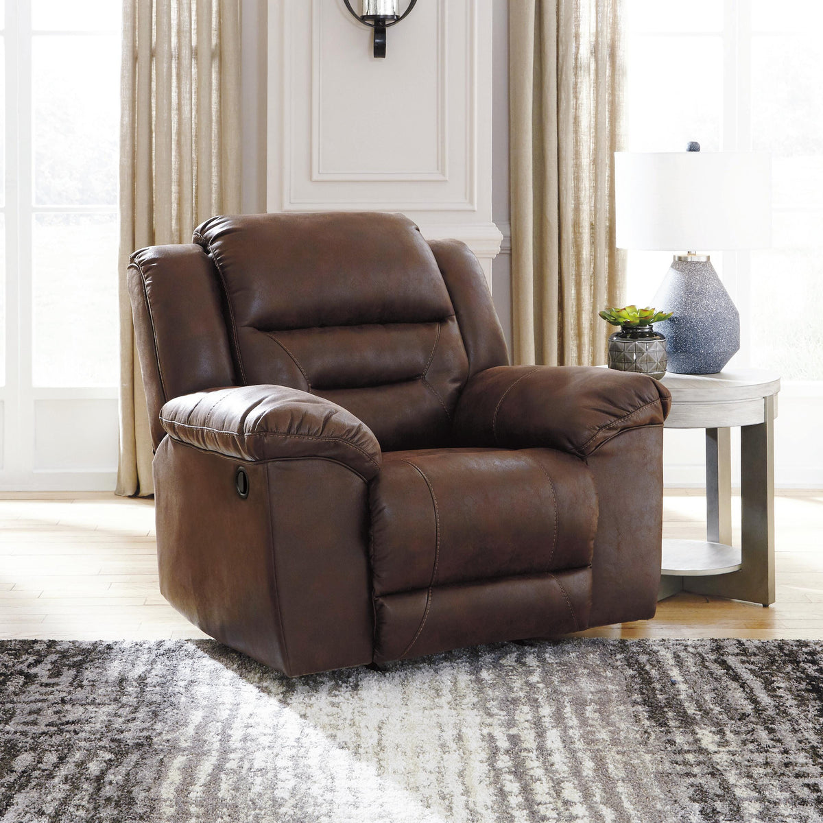 Stoneland Rocker Recliner Faux Leather