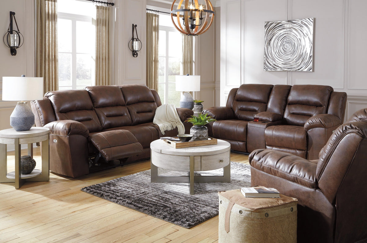 Stoneland Power Reclining Sofa, Loveseat and Recliner