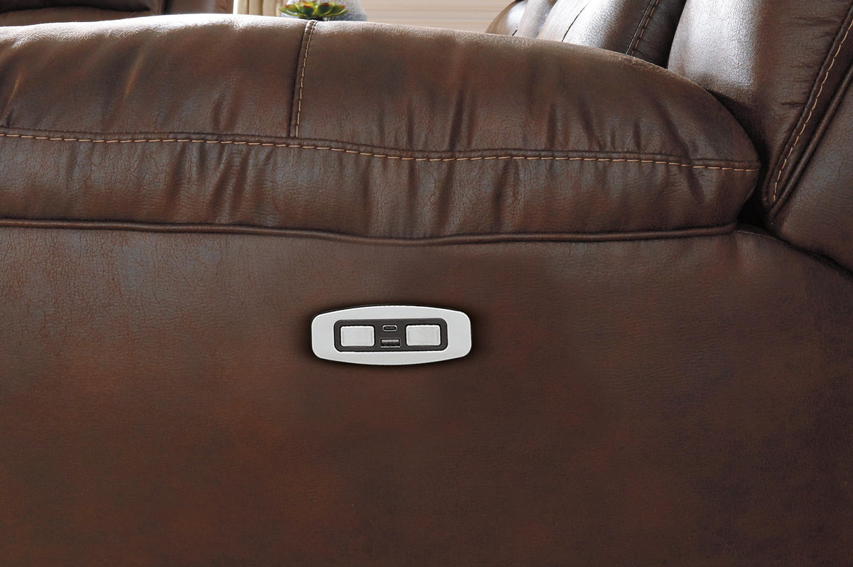 Stoneland Power Reclining Sofa and Loveseat