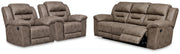 Stoneland Reclining Sofa and 2 Recliners