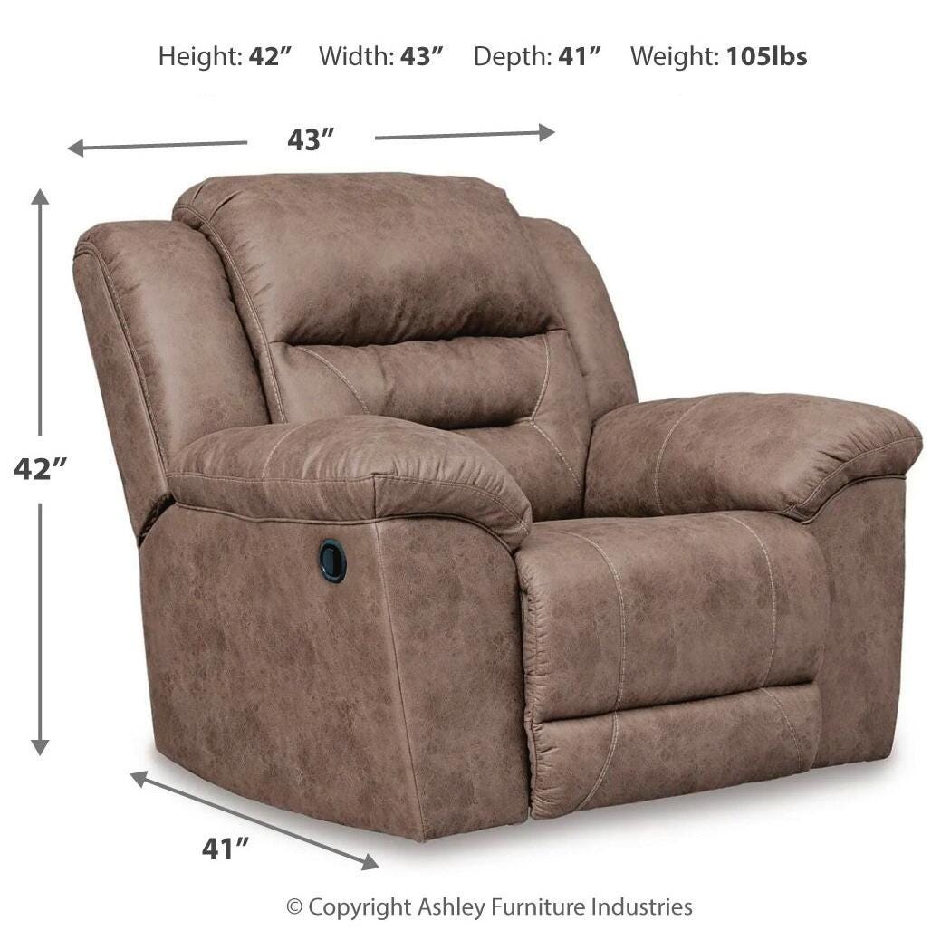 Stoneland Rocker Recliner Faux Leather