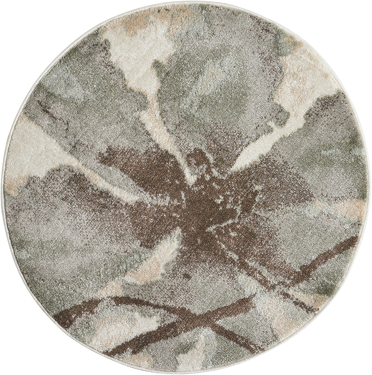 Euphoria EUP07 Ivory Rug - Round