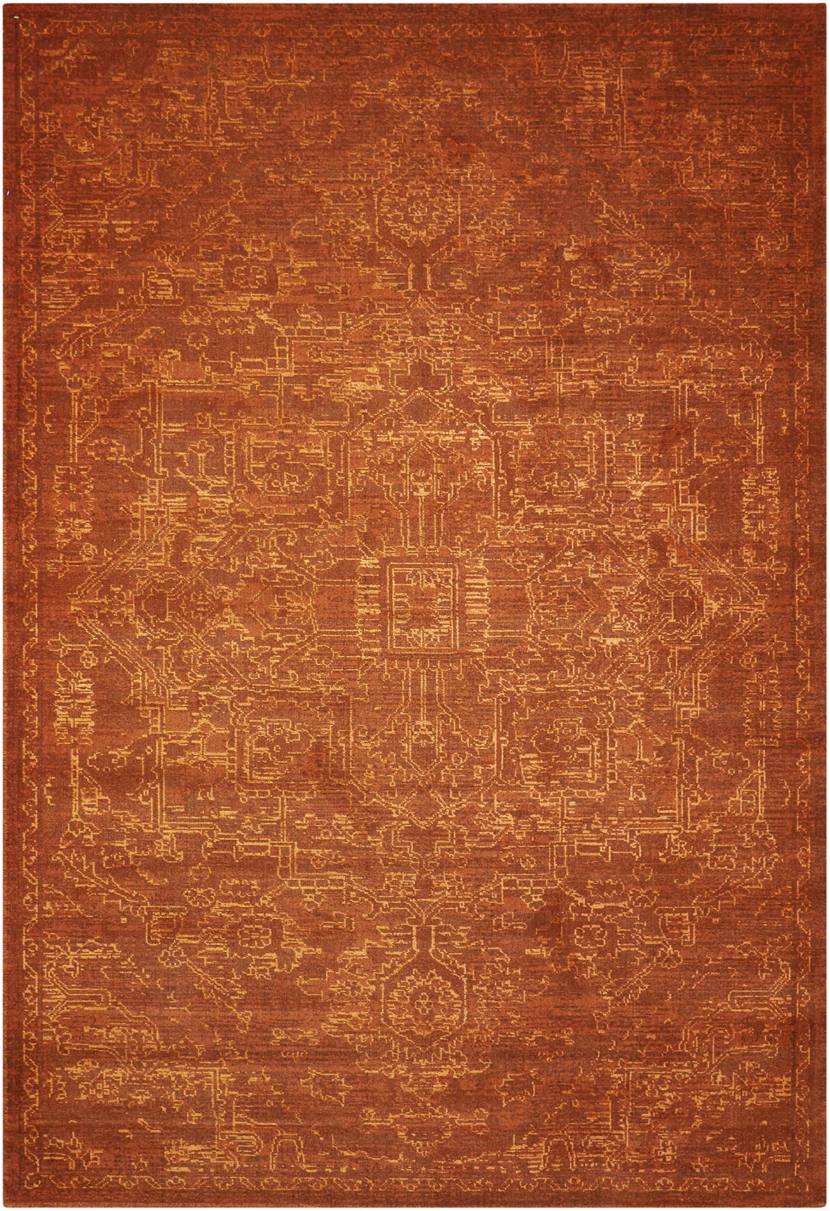 Silken Allure SLK14 Chocolate Rug - Rectangle