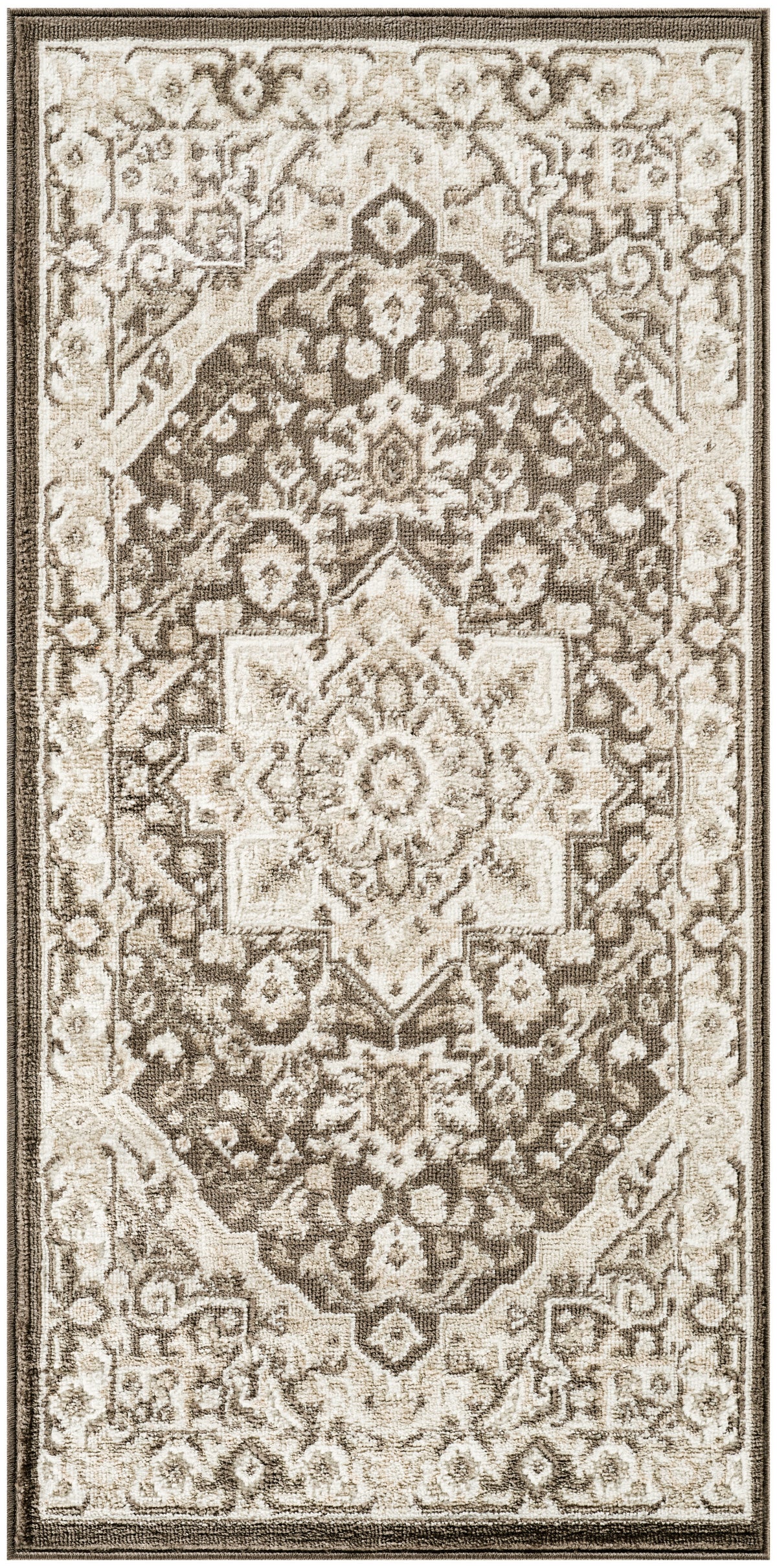 Dekor DEK08 Brown Ivory Rug - Rectangle