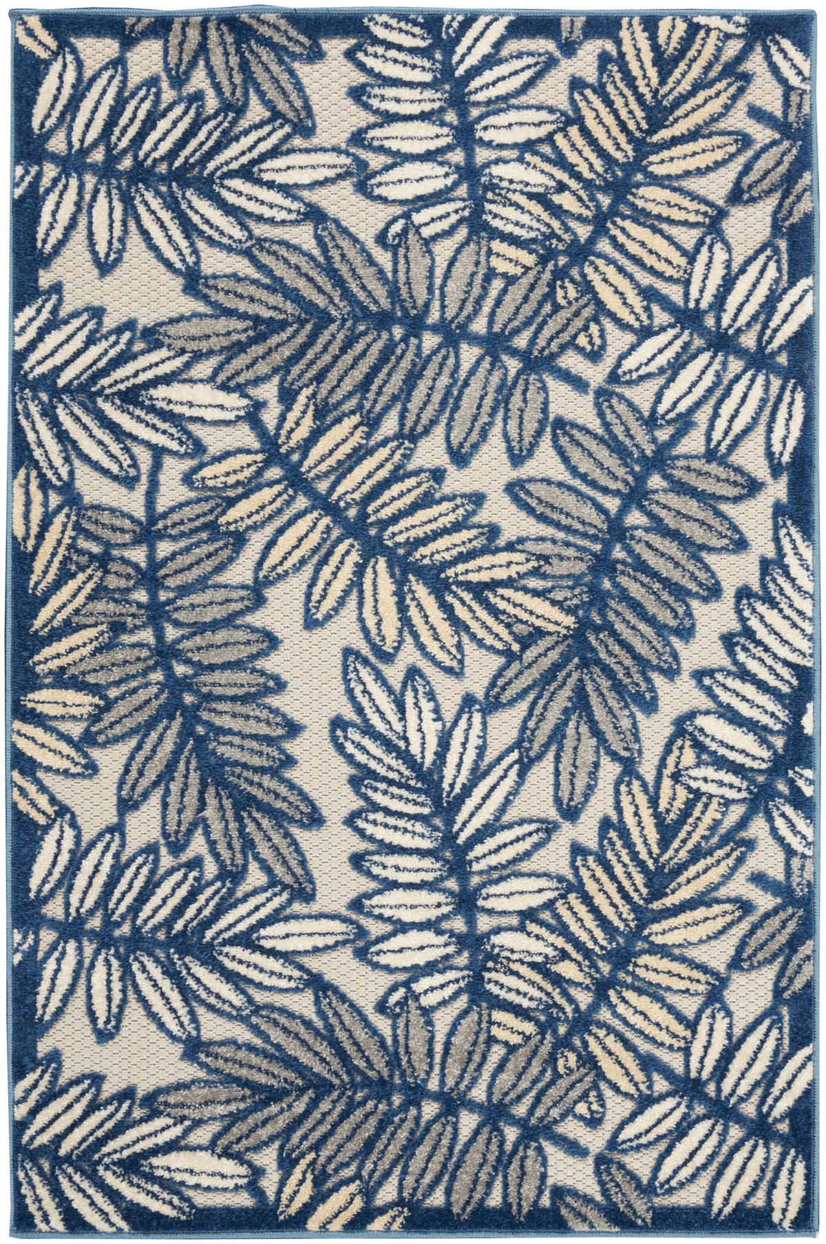 Aloha ALH18 Ivory Navy Rug - Rectangle