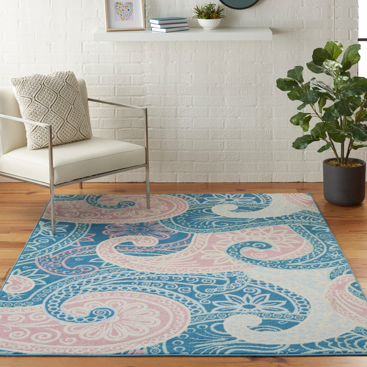 Jubilant JUB13 Blue Rug - room scene