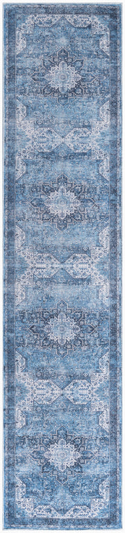 Nourison Washables NWB15 Blue Rug - Runner