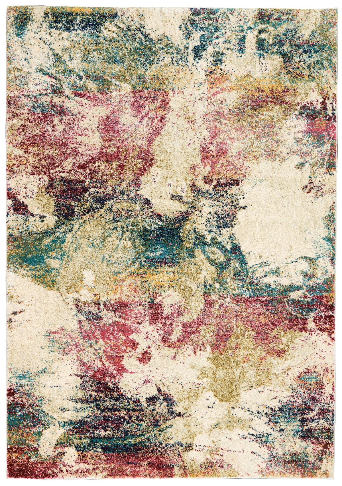 Fusion FSS17 Cream Multicolor Rug - Rectangle