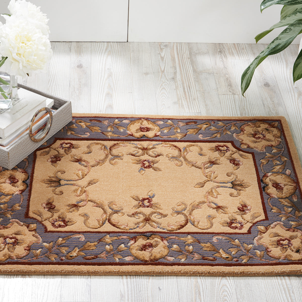 Ashton House AS30 Beige Rug - room scene